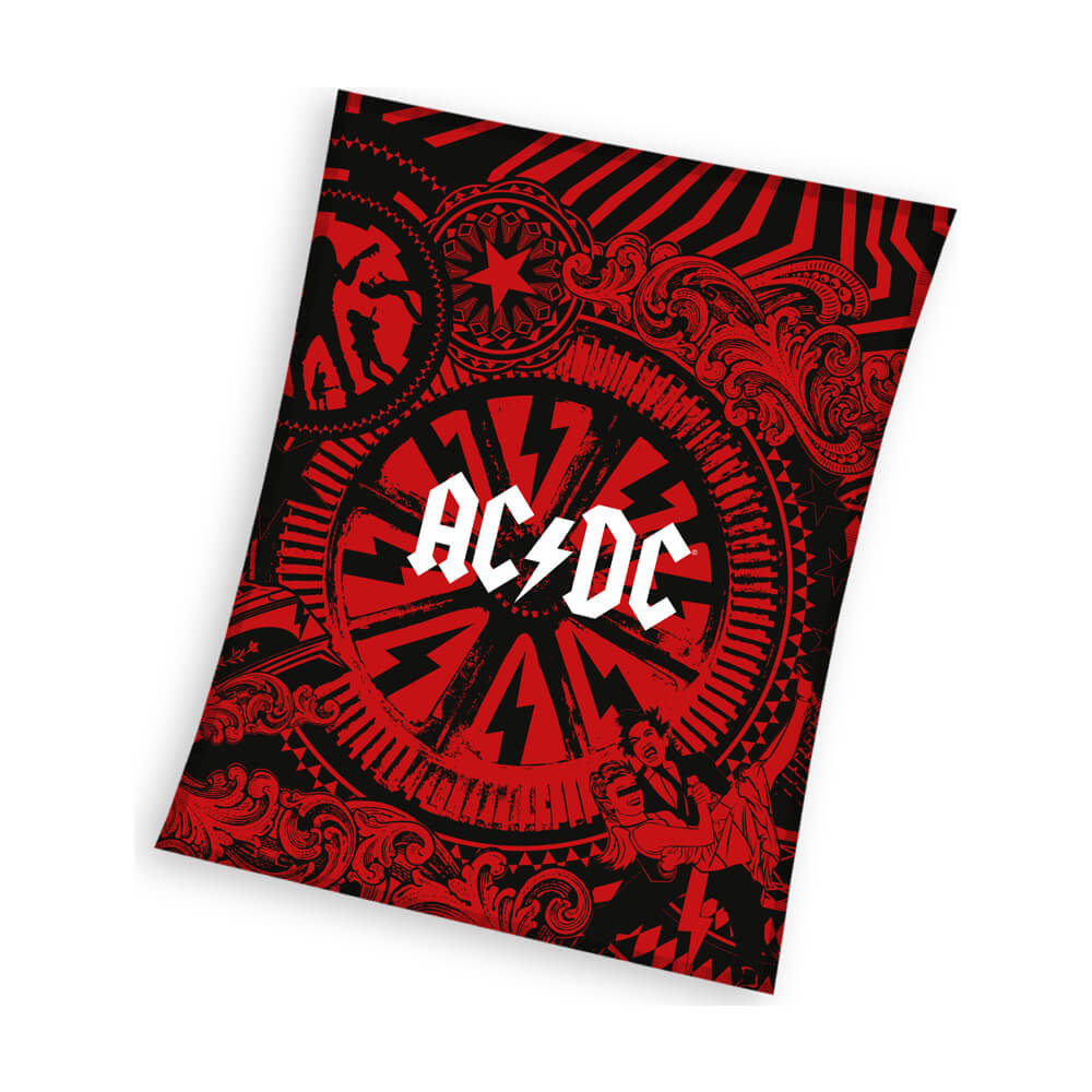 AC/DC Black Ice micro fleece odeja