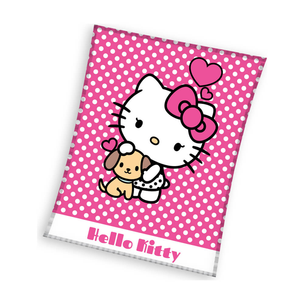 Hello Kitty Puppie Baby Blanket