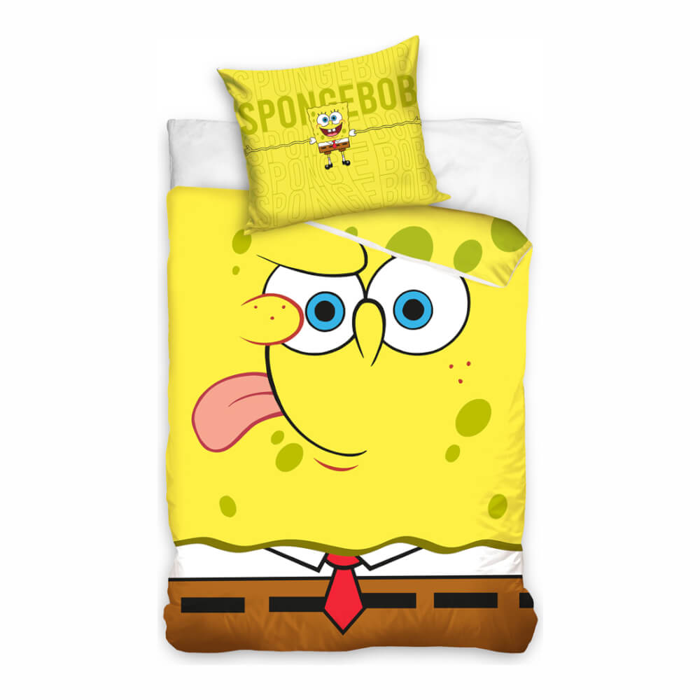 Sponge Bob Emoji Baby Coverlet