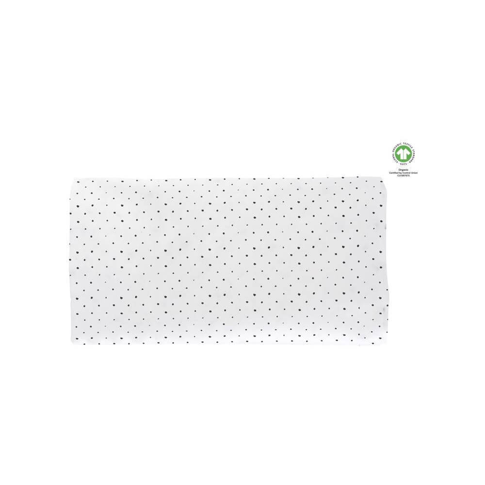 Raztegljiva ponjava z elastiko BIO Black Dots 60x120 cm