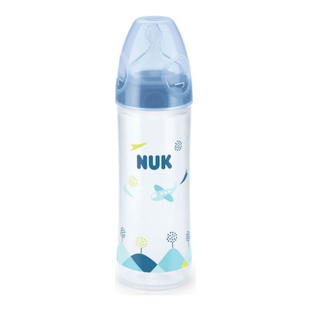 Otroška steklenička NUK LOVE 250 ml, 6-18 m modra