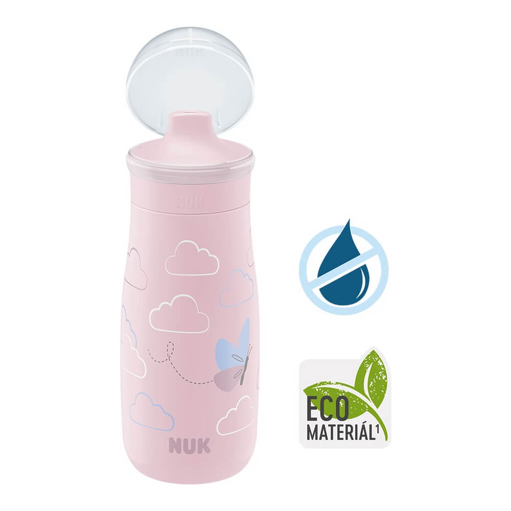 Otroška steklenička NUK Mini-Me PP Sip 300 ml (9+ m.) roza