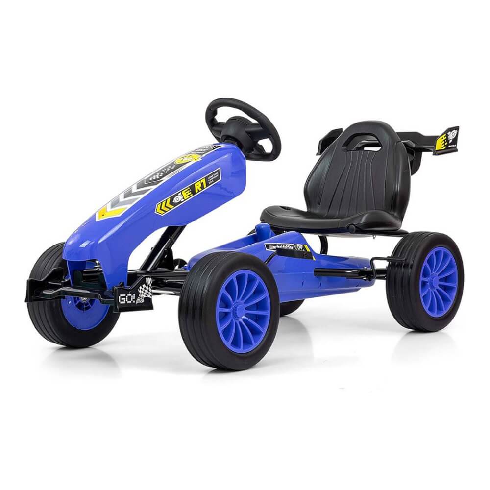 Otroški gokart na pedala Raketa modra