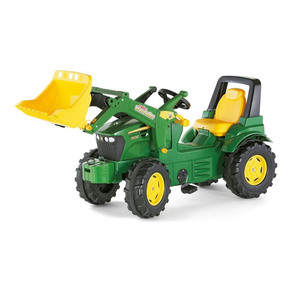 Rolly Toys John Deere Farmtrac zeleni traktorski nakladalnik s pedali